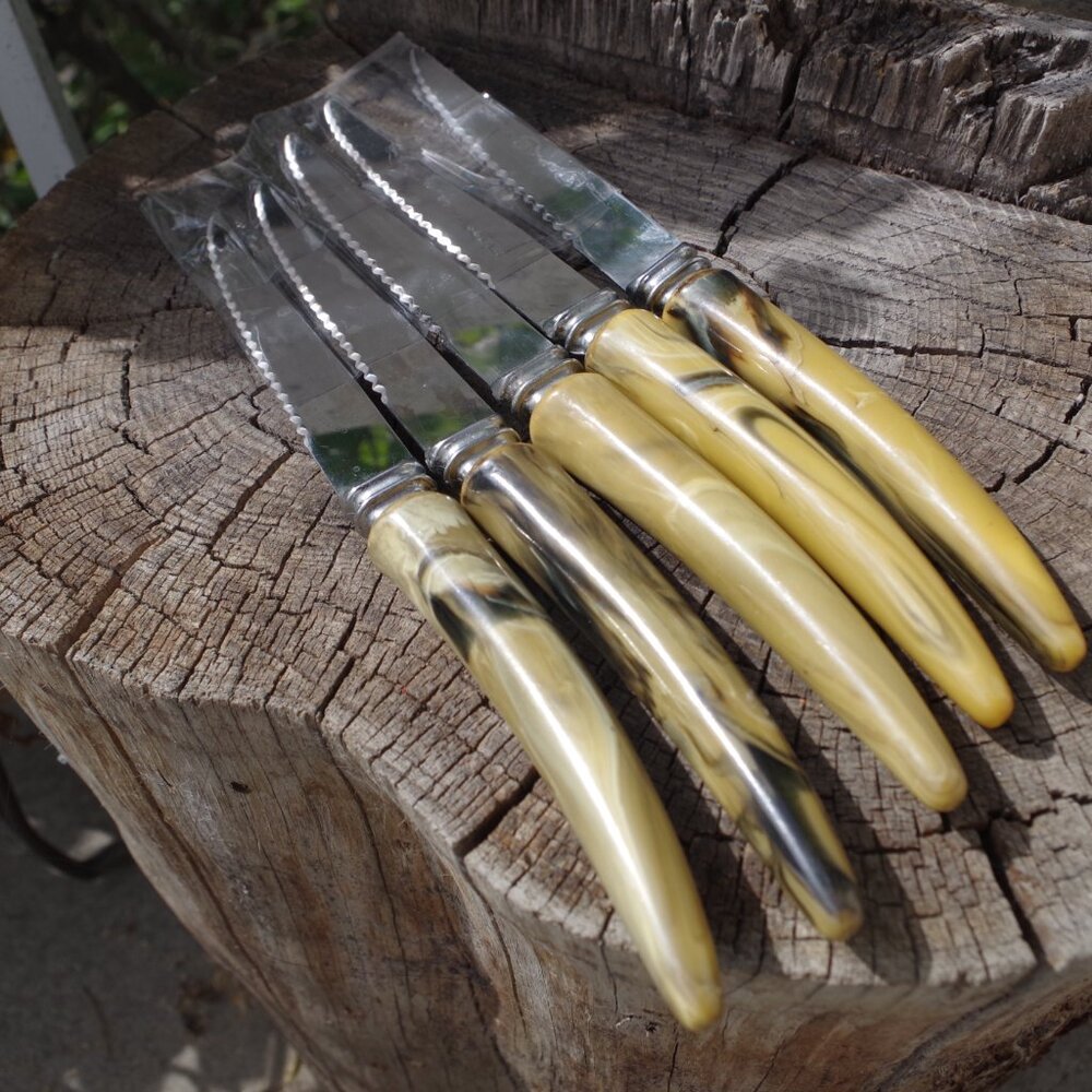 Vintage Bakelite Steak Knives